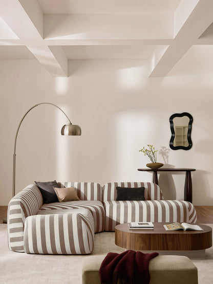 Wolnera Striped Chaise Module