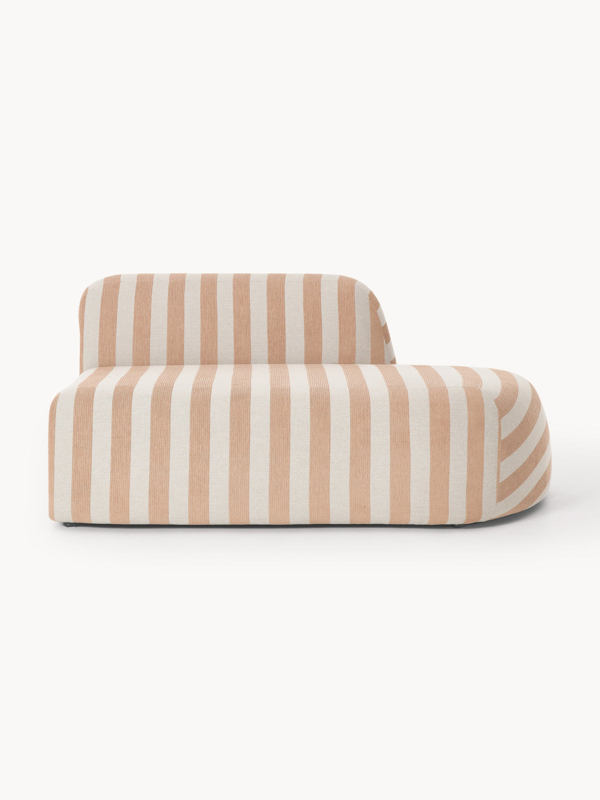 Wolnera Striped Chaise Module