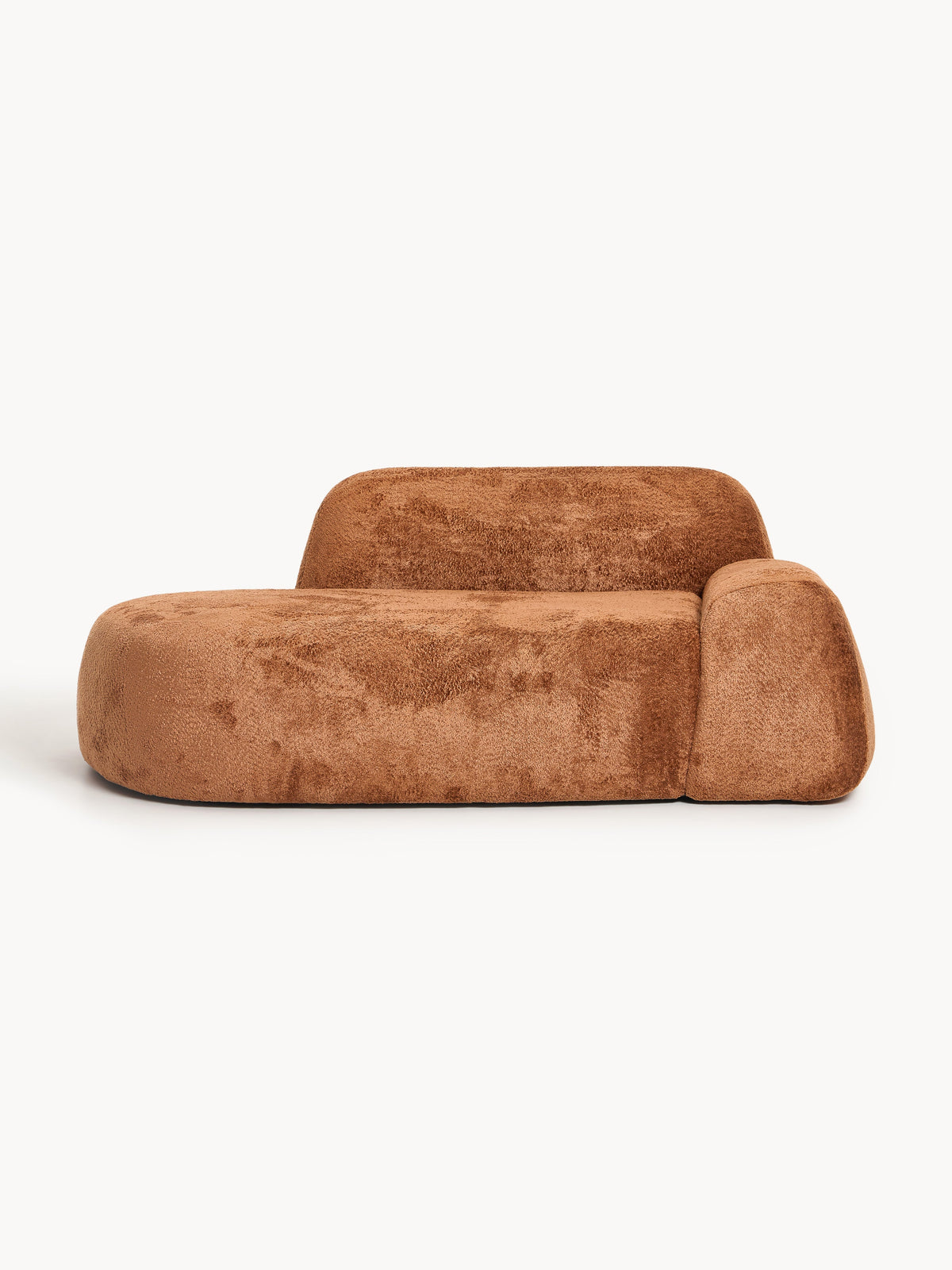 Wolnera Teddy Bouclé Sofa (2-Seater) with Chaise Longue