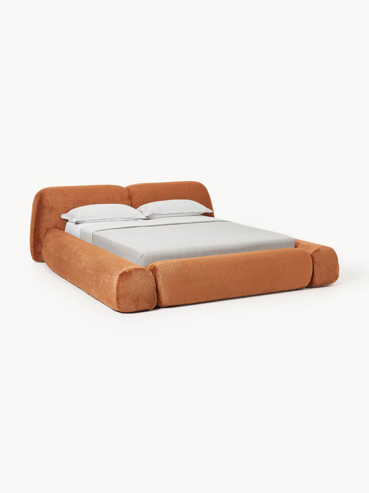 Wolnera Teddy Bouclé Upholstered Bed