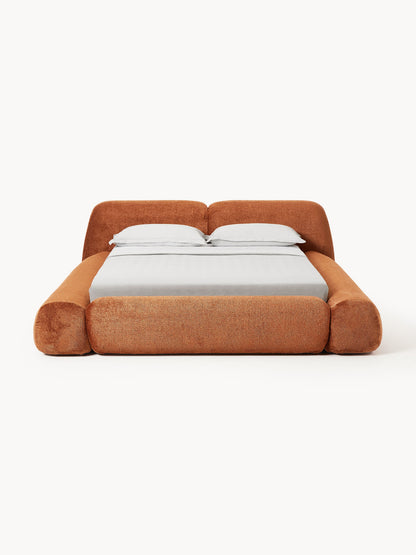 Wolnera Teddy Bouclé Upholstered Bed